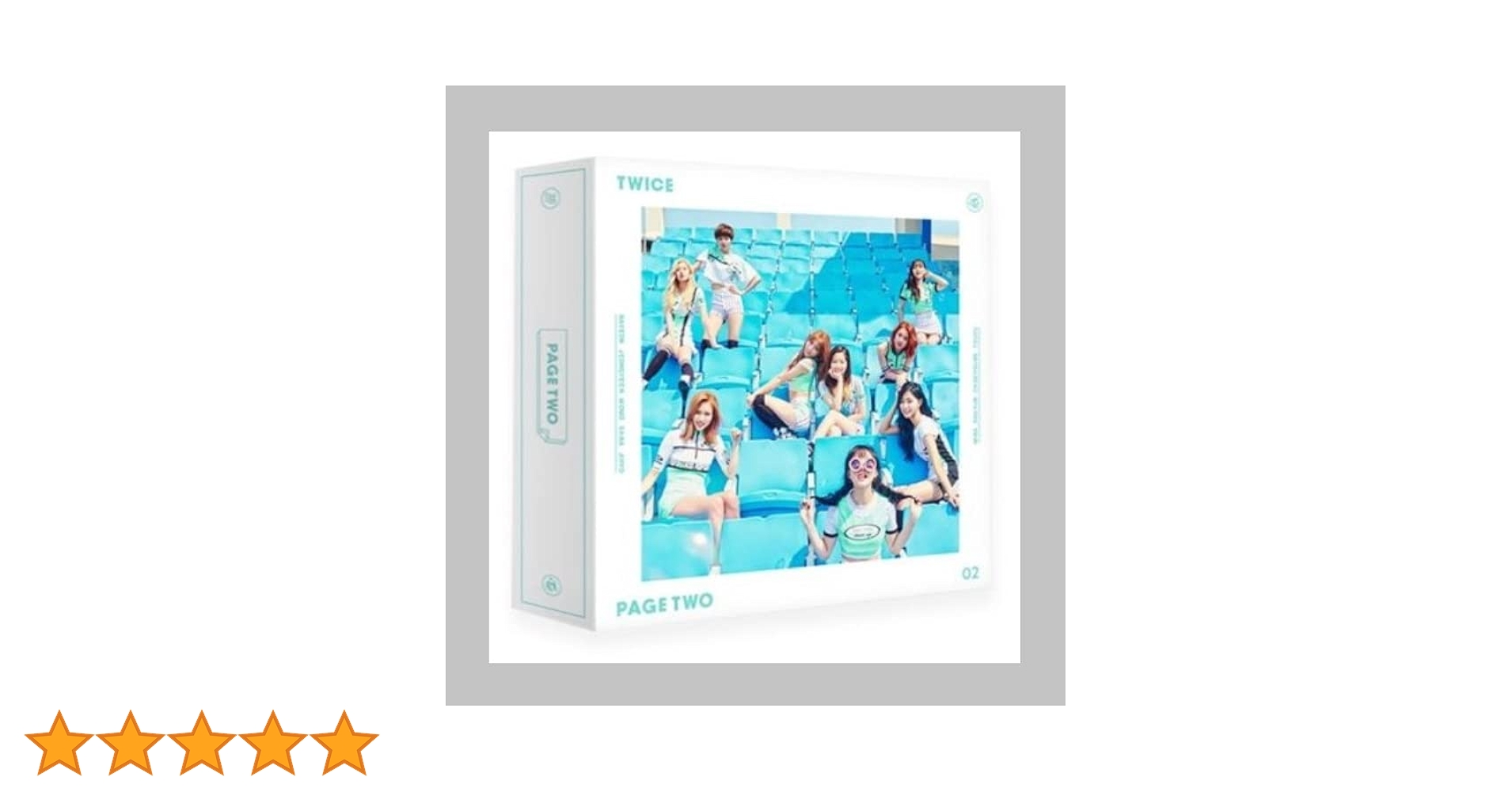 Amazon.co.jp: TWICE - [PAGE TWO] 2nd Mini Album Mint ver. CD+72p